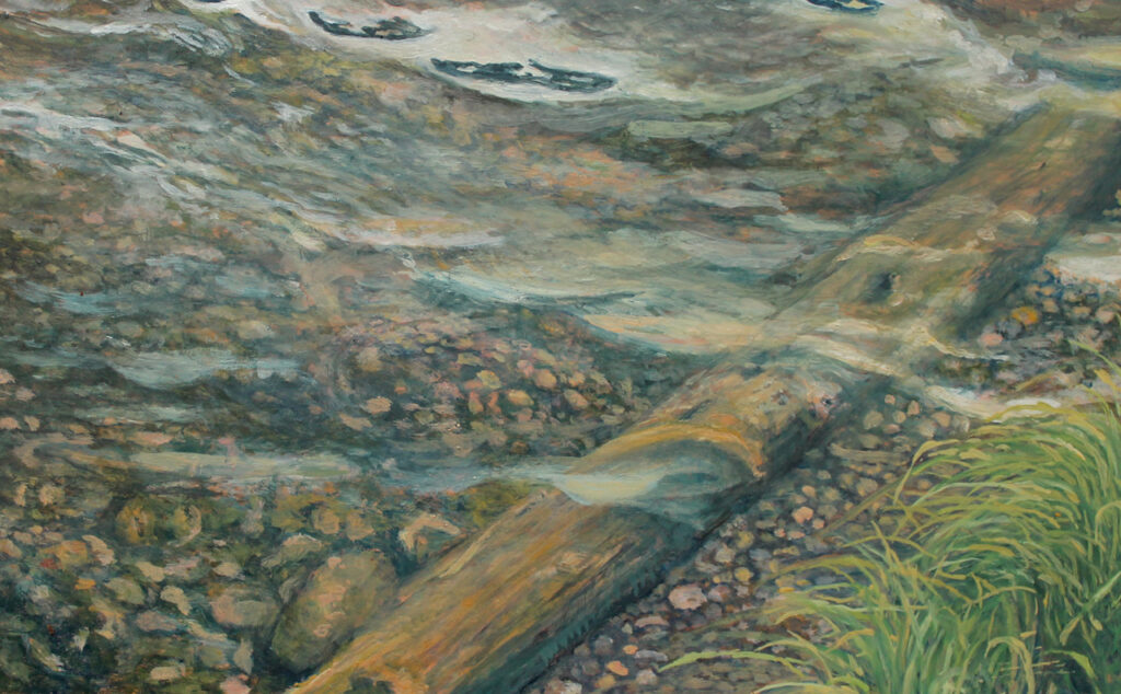 Florian Leibetseder, "Dechantlackenrand", 12,5x20cm, Öl auf Kupfer, 2020